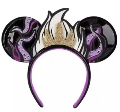 Disney Parks Villains Halloween 2025 Ursula Mouse Ear Headband New With Tag