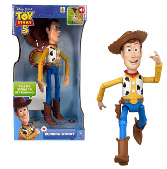 Disney Pixar Toy Story 5 Running Woody 12" Action Figure New with Box