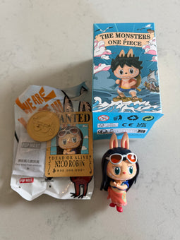 Pop Mart Labubu The Monsters x One Piece Nico Robin Figure USA SELLER New w Box