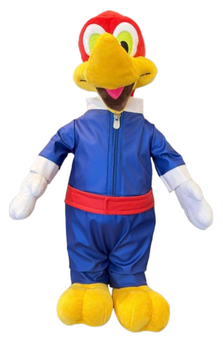 Universal Studios Woody Woodpecker Racing Large Plush Toy New With Tag