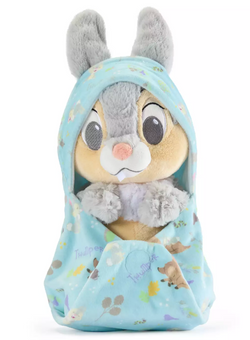Disney Parks Thumper Small Plush in Swaddle Babies in a Blanket Toy New With Tag