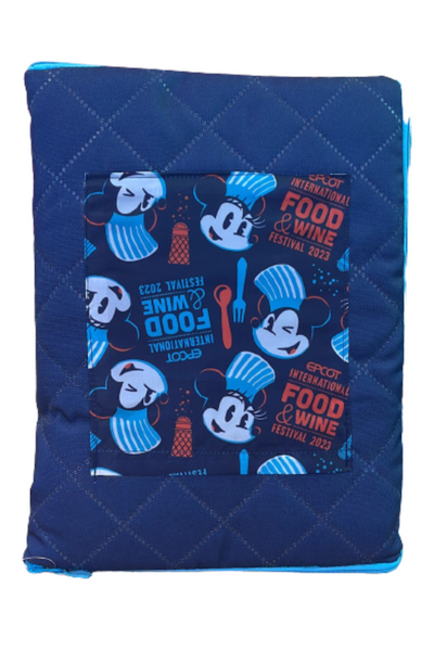 Disney Parks EPCOT Food & Wine 2023 Mickey Minnie Chef Reusable Picnic Blanket