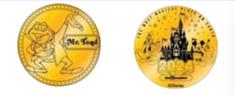 Disney 2024 Magic Kingdom Emporium Mr. Toad Castle Collectible Medallion New