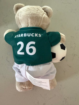 Starbucks Soccer World Cup 2026 Bearista Bear Summer Europe Plush New with Tag
