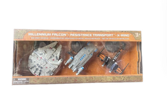 Disney Parks Millennium Falcon Resistance Transport X-Wing Die-Cast Vehicle Set
