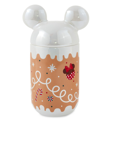 Hallmark Disney Gingerbread Mickey Icon Holiday Coffee Mug with Sound New