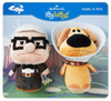 Hallmark itty bittys Disney Pixar Up Carl and Dug Plush, Set of 2 New With Tag