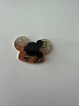 Disney Parks 2024 Mickey Hidden Ear Hats Beauty and the Beast Cogsworth Pin New