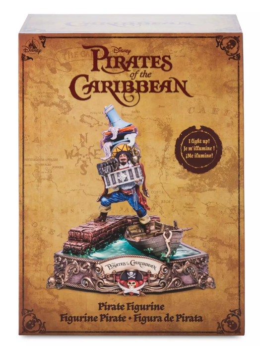 Disney Parks Pirates of the Caribbean Light-Up Figure Statue New With Box