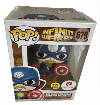 Funko Pop! Infinity Warps Soldier Supreme Bubble-Head Figure Vinyl New with Box