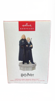Hallmark Keepsake 2025 Harry Potter Lucius Draco Malfoy Ornament With Light New