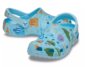 Disney Parks Walt Disney World Blue Clogs for Adults Crocs M8/W10 New With Tag