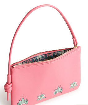 Vera Bradley Disney Knotted Wristlet Tiana On Fruit Dove Leather New With Tag