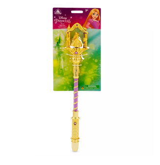 Disney Princess Tangled Rapunzel Light-Up Wand Toy New with Card