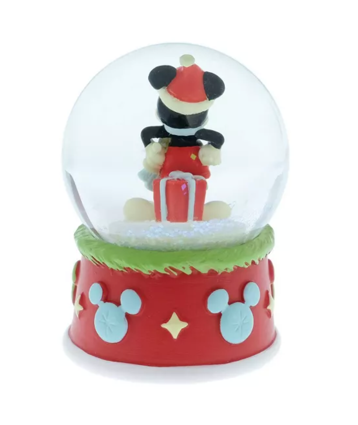 Disney 100 Retro Reimagined Holiday Mickey Santa Christmas Snow Globe New w Tag