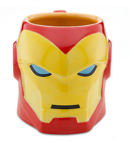Disney Store Marvel sculptured Iron Man Coffee Mug new with box