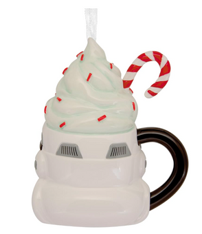 Hallmark Disney Star Wars Stormtrooper Festive Mug Christmas Ornament New W Tag
