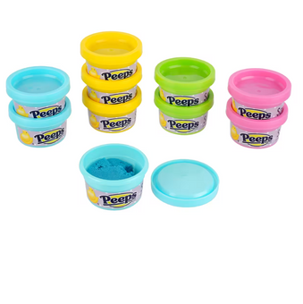 PEEPS Marshmallow Scented Play Sand Set 10 Sand Tubs New Sealed