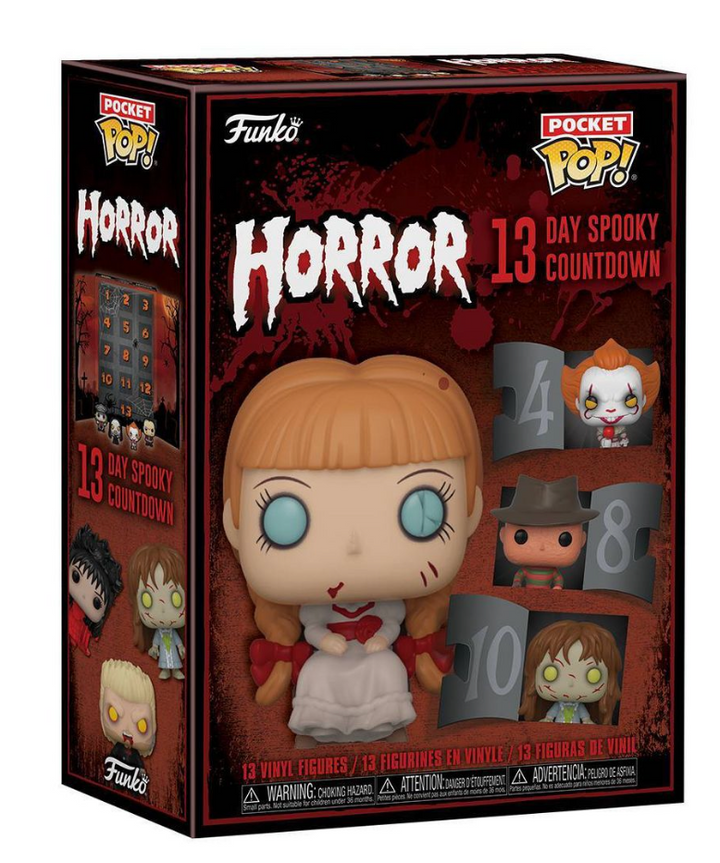 Funko Pocket POP Horror 13 Day Spooky Countdown Mini Figures New With I Love Characters