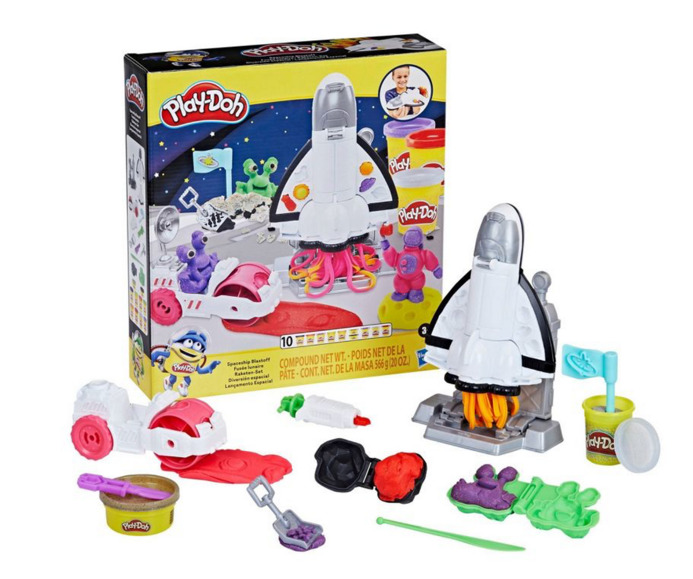 Play-Doh Spaceship Blastoff Playset Toy New With Box