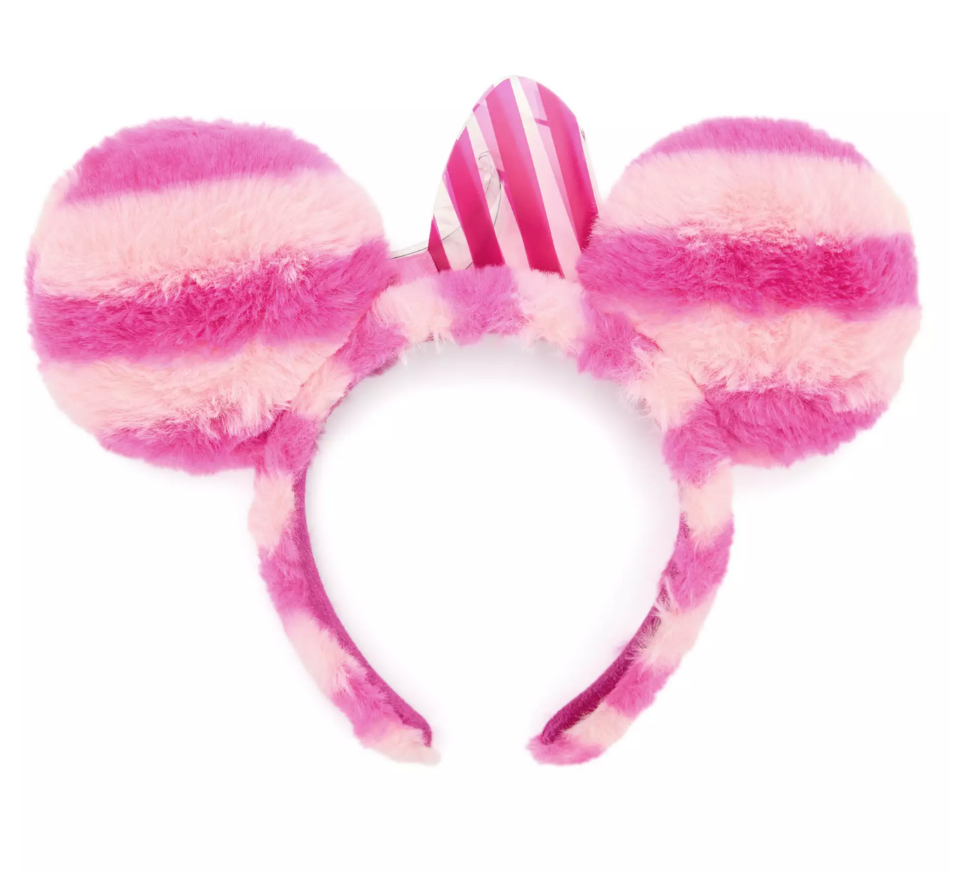 Disney Parks Cheshire Cat Plush Ear Headband for Adults Alice in Wonderland New