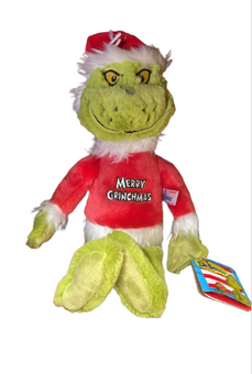 Universal Studios Dr. Seuss The Grinch Merry Grinchmas Holiday Plush New w Tag