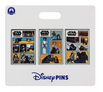 Disney Parks Star Wars Comics Pin Set New With Tag