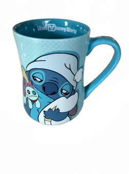Disney Parks Stitch Scrump If You Love Me Let Me Sleep Morning Coffee Mug New