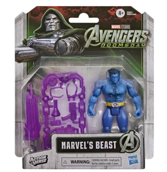 Avengers Doomsday ActionVerse Marvel's Beast Figure Toy New with Tag