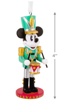 Hallmark Peanuts Mickey Mouse Nutcracker Christmas Tree Ornament New with Box