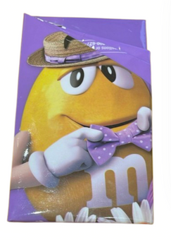 M&M's World Mitz Card Holder Purple Yellow Character New with Tag