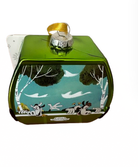 Disney Parks Skyliner Goofy Pete Horace Clarabelle Glass Christmas Ornament New