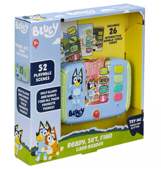 Bluey Treasure Hunt Card Reader Toy New With Box