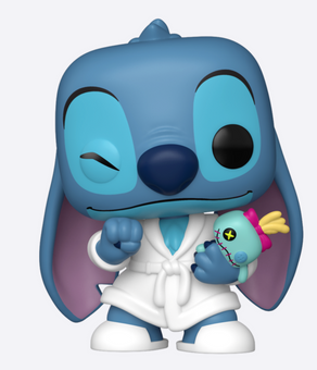 Disney Parks Funko Pop! Lilo Stitch In Robe Vinyl Fugure Toy New With Box