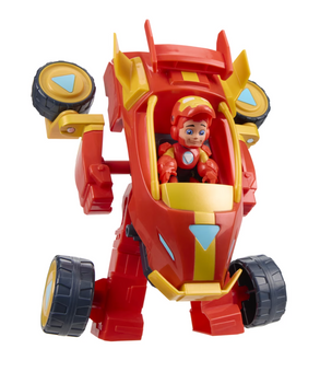 Marvel Iron Man his Awesome Friends 2-In-1 Mech Suit & Vehicle Toy New with Box