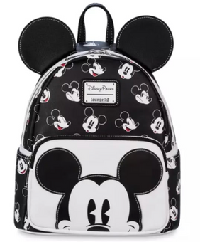 Disney Parks Loungefly Backpack - Mickey Mouse - Black & White New With Tags