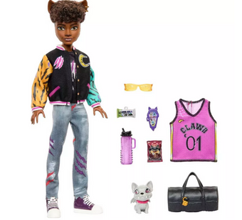 Monster High Clawd Wolf Fashion Doll with Pet and Accessories New with Box