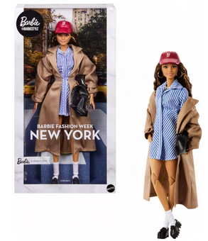 Barbie Signature Fashion Week Collectible Doll NY Street Style Outfit New W Box