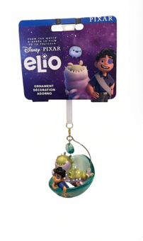 Disney Parks Pixar 2025 Elio Movie Elio and Glordon Chritmas Ornament New w Tag