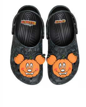 Disney Parks Happy Halloween Mickey Pumpkin Clogs Adults by Crocs M4/W6 New
