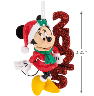 Hallmark Disney Minnie Mouse 2025 Christmas Ornament New