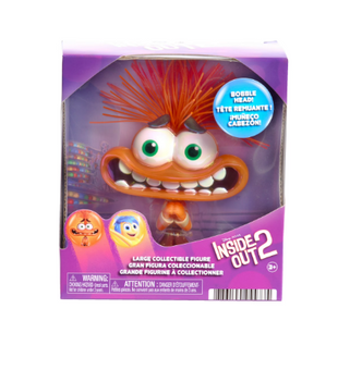 Disney Pixar Inside Out 2 Collectible Anxiety Bobblehead Figure Toy New With Tag