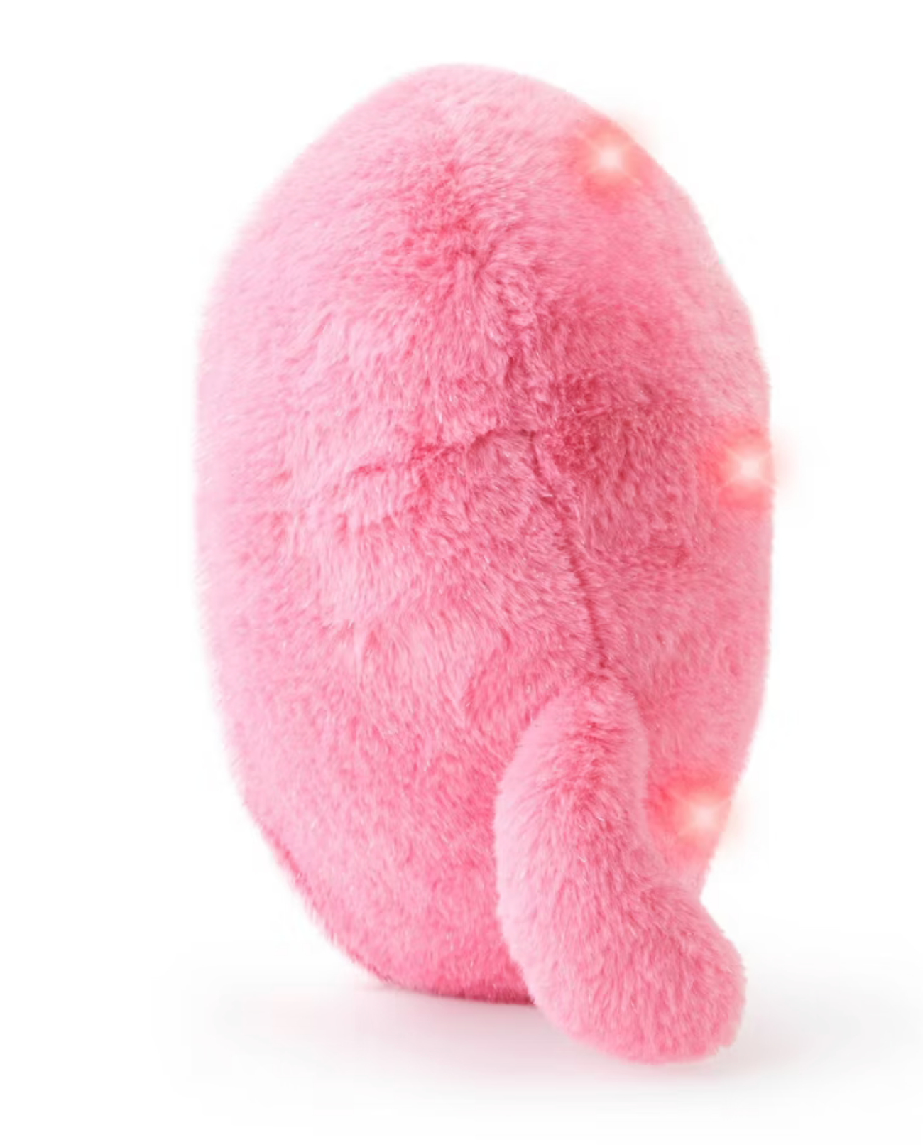 FAO Schwarz 12" Valentine Pink Glow Brights Heart Plush New with Tag