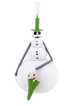 Disney Hallmark Nightmare Before Christmas Snowman Skellington Tree Ornament