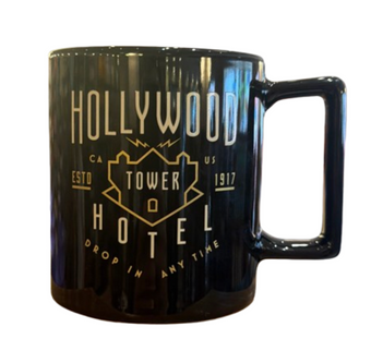 Disney Parks "Hollywood Tower Hotel" Logo Tower of Terror Coffee Mug New W Tag