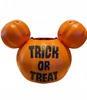 Disney Parks Halloween 2023 Mickey Pumpkin Trick or Treat Light Up Bucket New