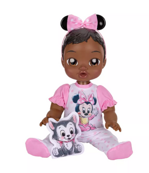 Disney Darlings Deluxe Feature Doll Minnie Dark Brown Hair/Eyes Toy New W Box