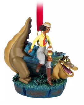 Disney Parks Tiana and Louis Living Magic Sketchbook Ornament New with Tag