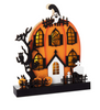 Hallmark Tall Light-Up Pumpkin House Halloween Decoration New with Tag
