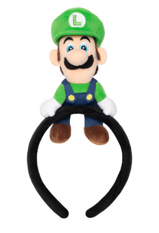 Universal Studios Super Nintendo World Mario Luigi Headband Plush New With Tag